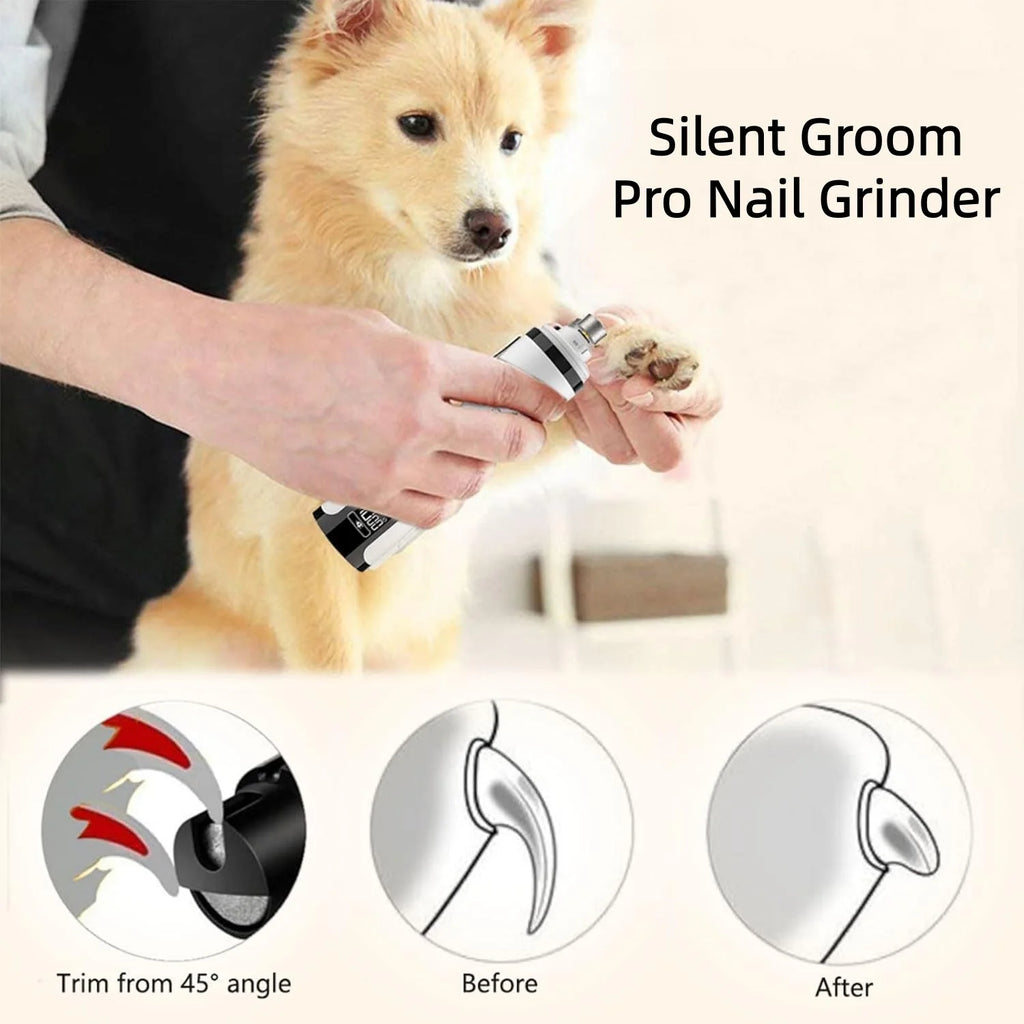Pet Nail Grinder with LED Light