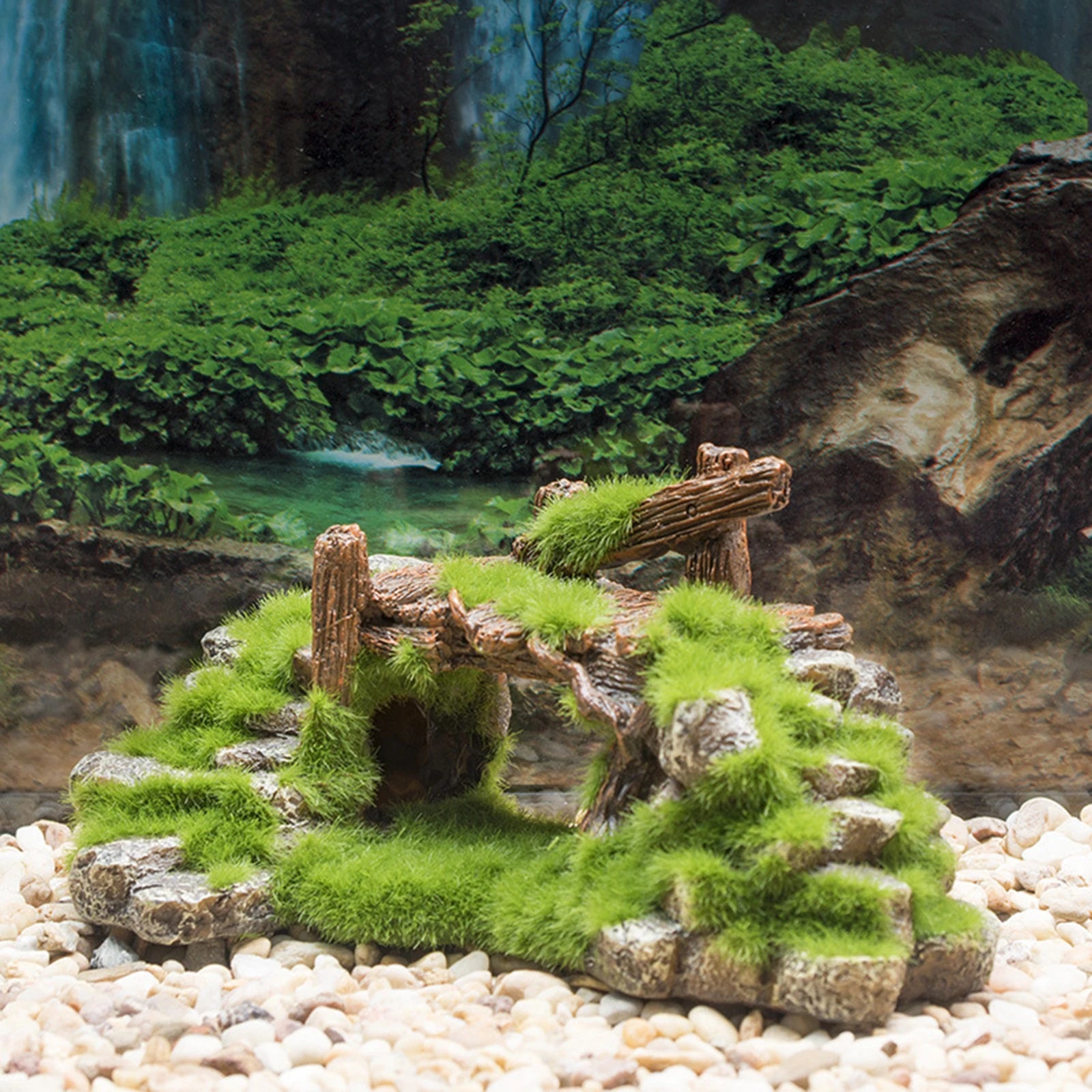 Aquarium Rockery Hideaway Cave