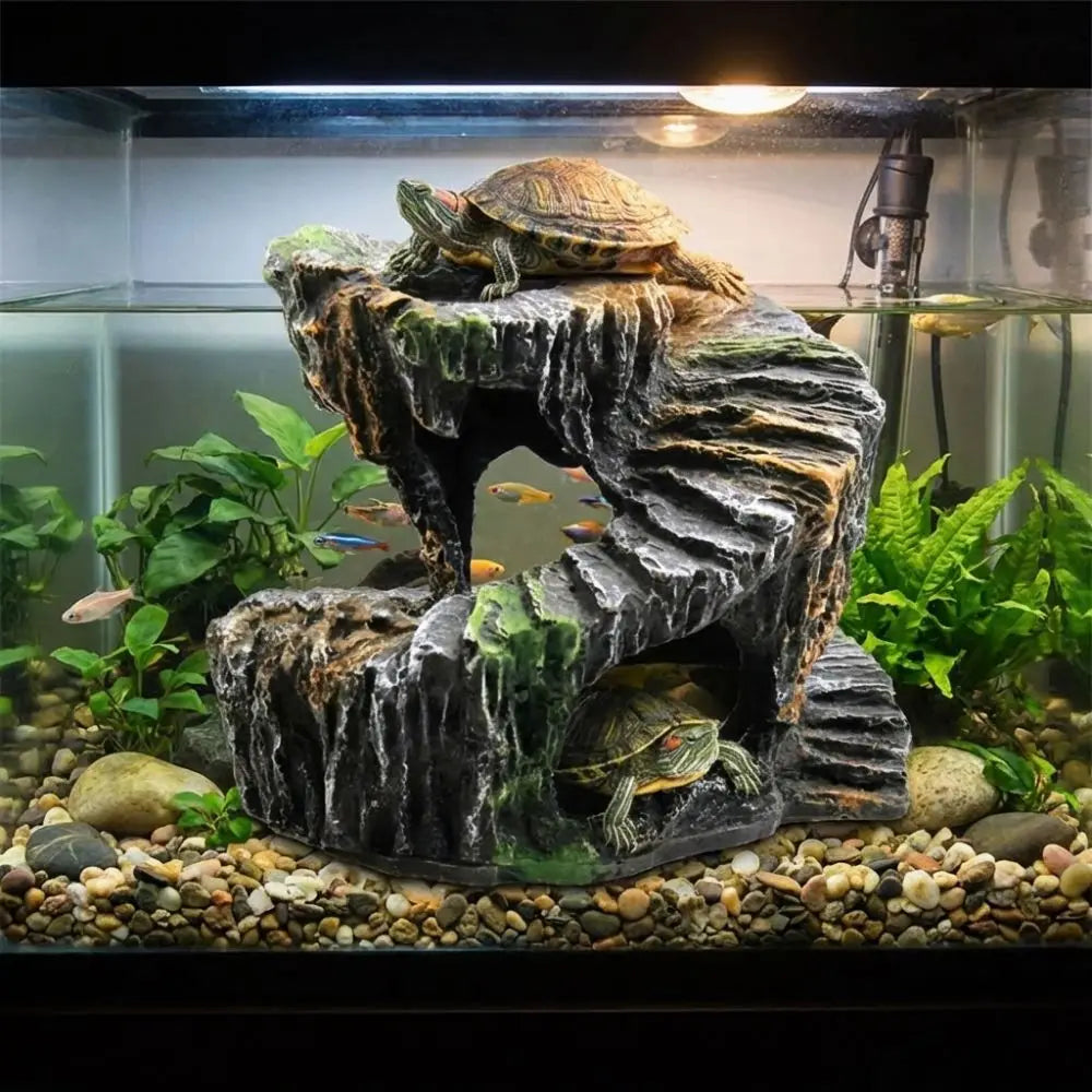 Sturdy Non-Toxic Resin Turtle Basking Platform