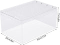 Magnetic Clear Acrylic Large Enclosure 2.5 Gallon Terrarium Cage
