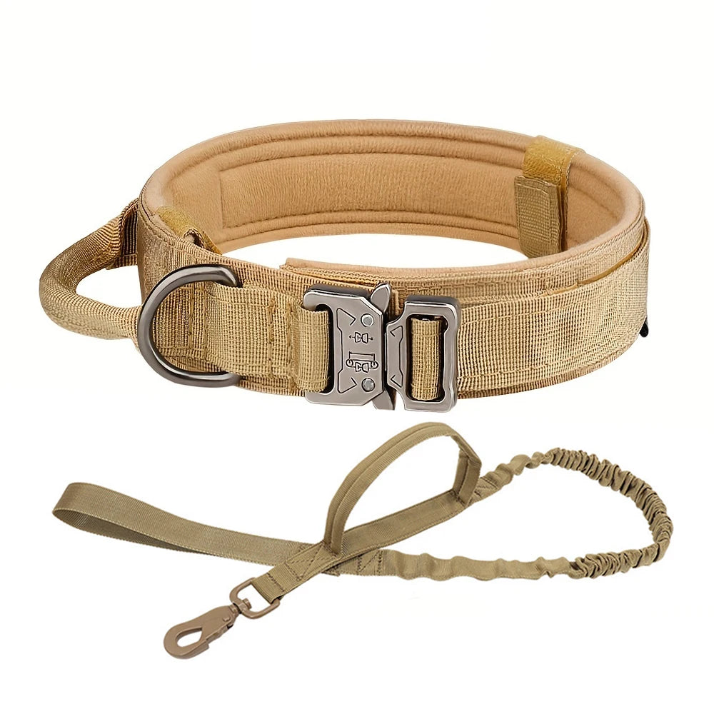 Training Tactical Dog Collar And Leash Set