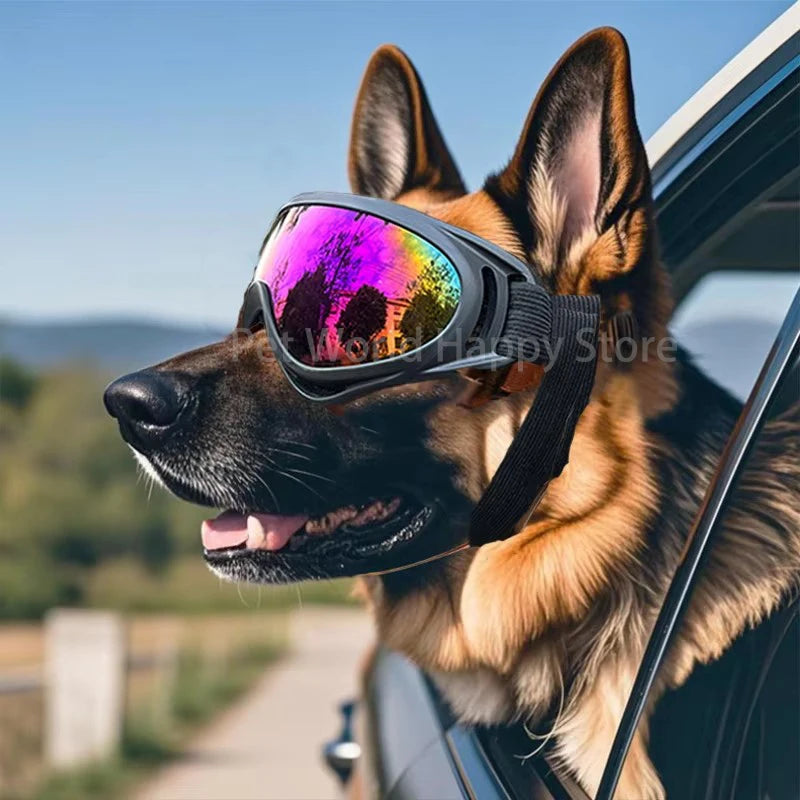 Soft Adjustable UV Protection Dog Sunglasses