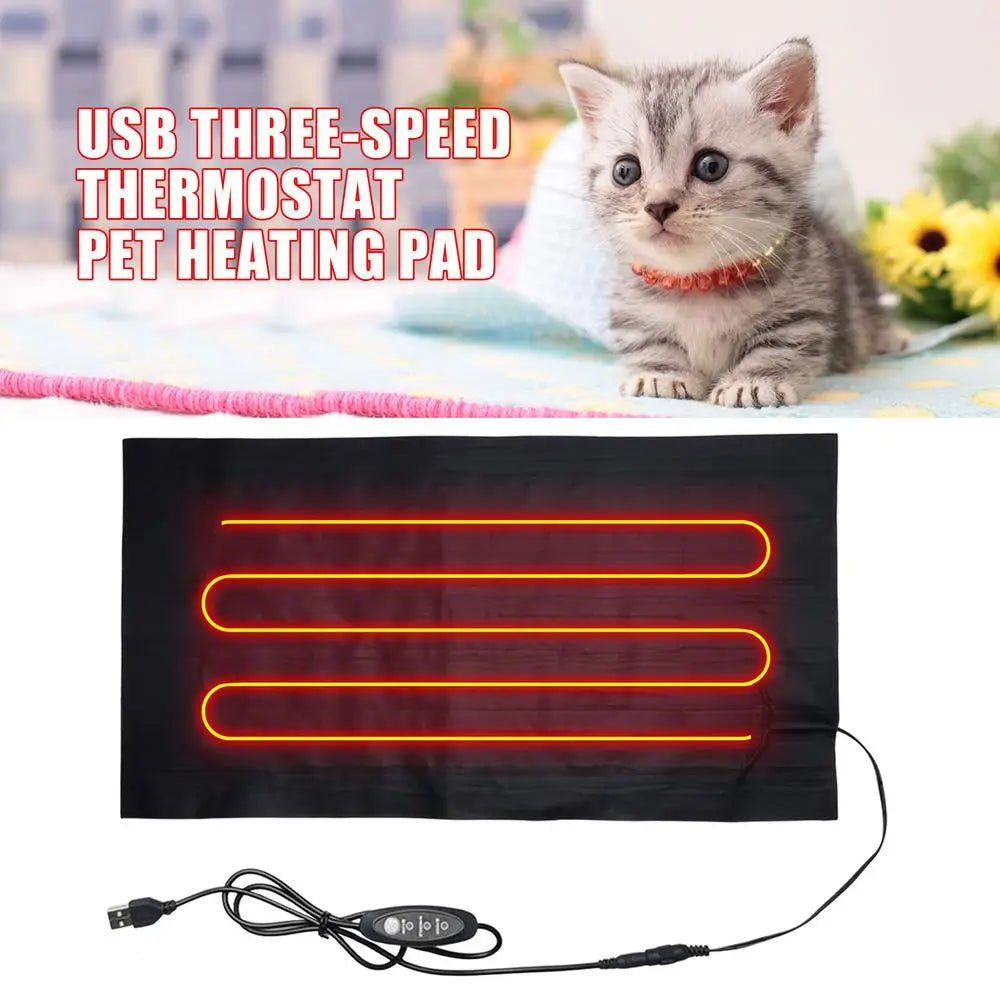 3-Mode Dog/Cat Waterproof Electric Heating Pad