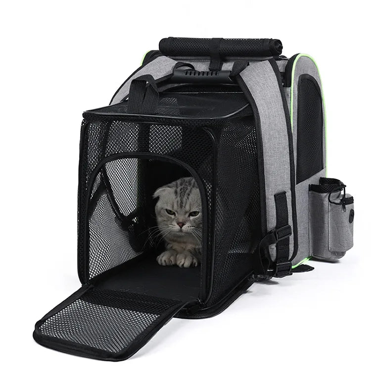 Expandable Large Capacity Pet Carrier Backpack
