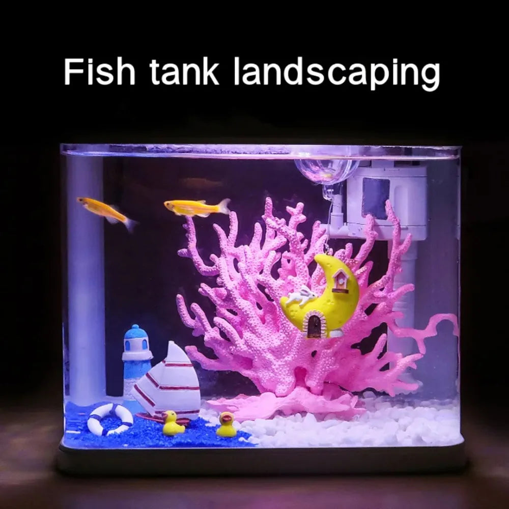 Aquarium Simulation Coral Ornament