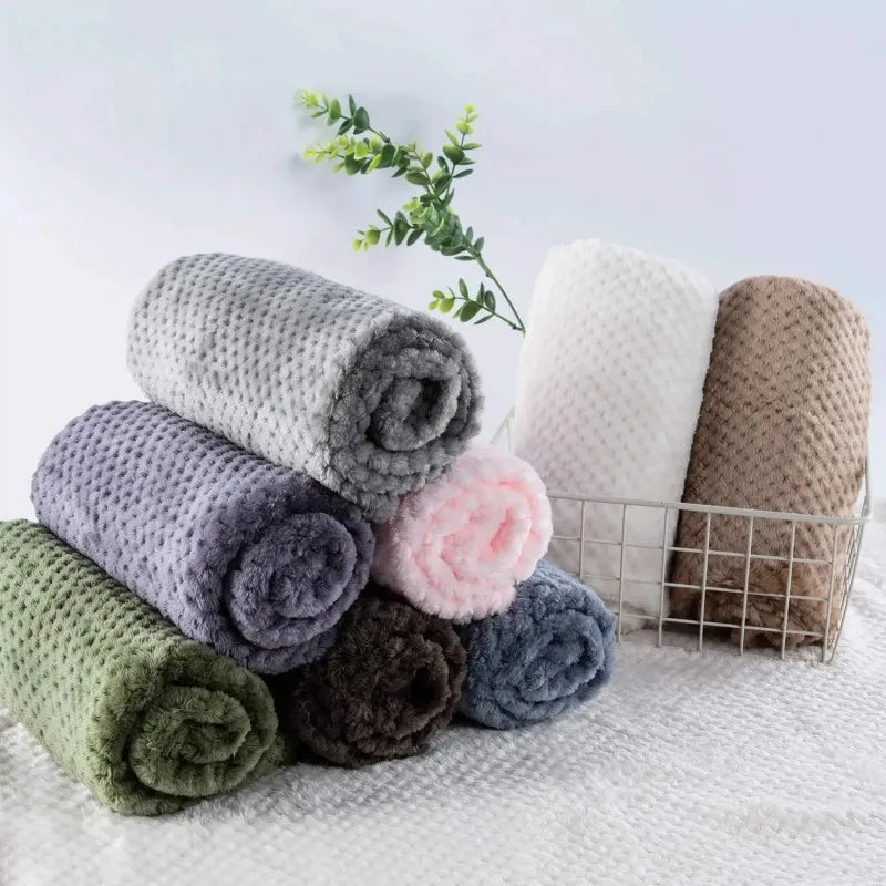 Soft Plush Washable Dog Sleeping Blanket