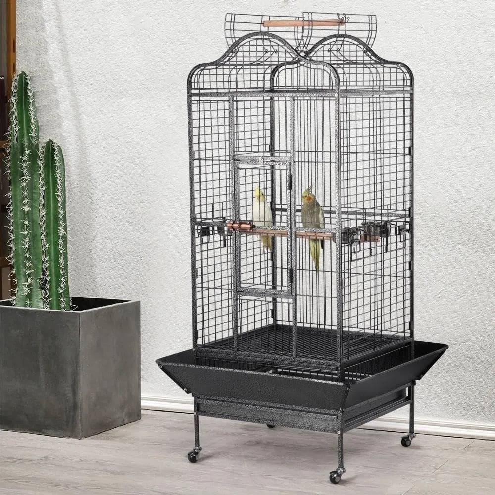 Extra Large Bird Cage with Open Play Top