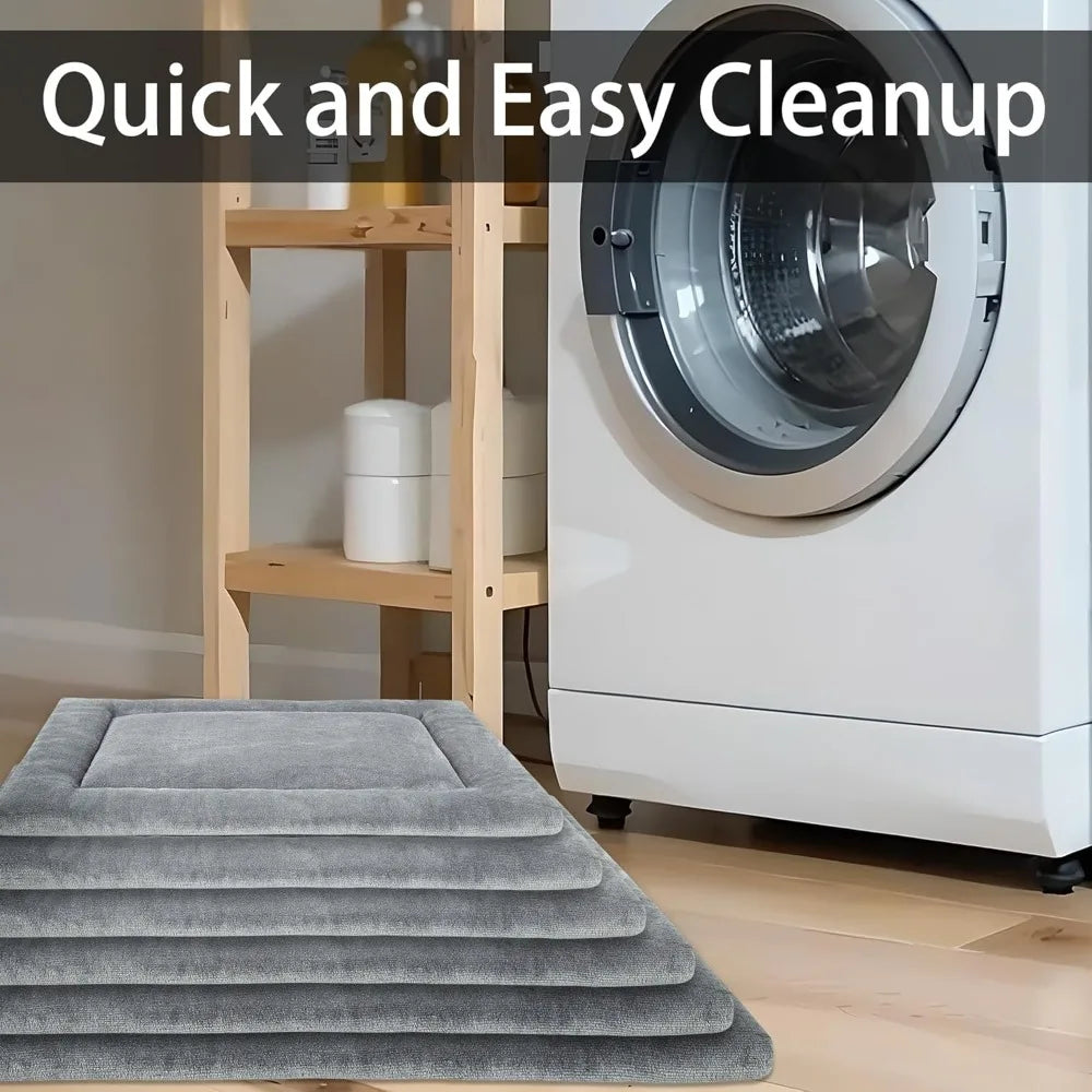 Pet bed mat for crate for dogs up to 90 lbs