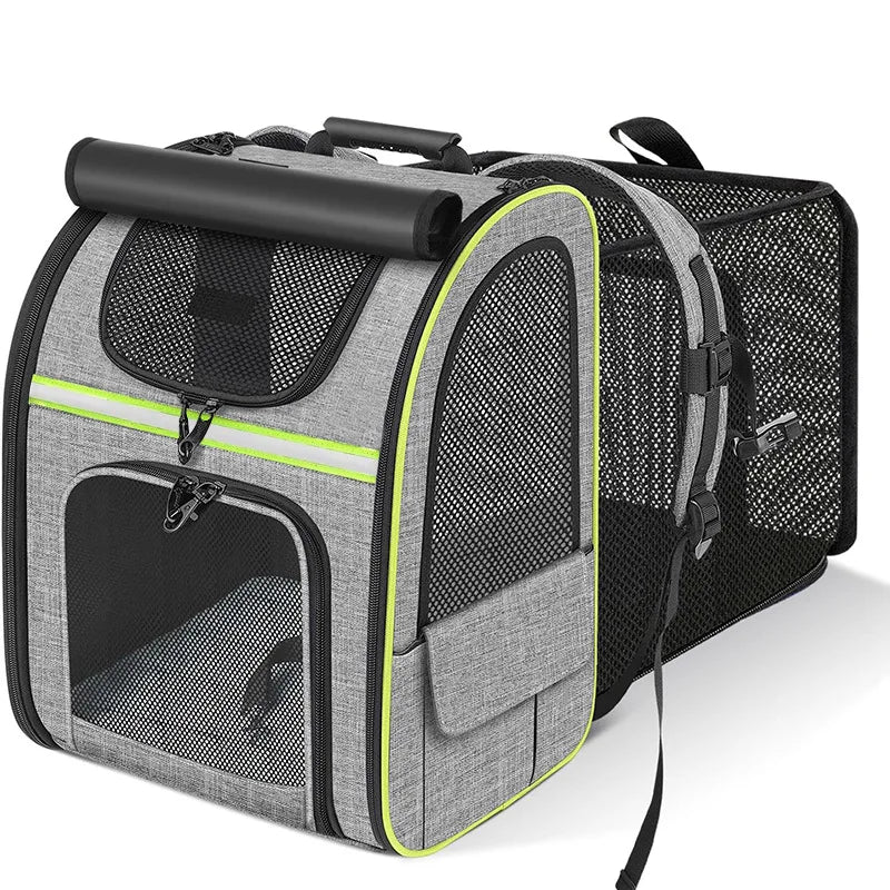 Expandable Large Capacity Pet Carrier Backpack