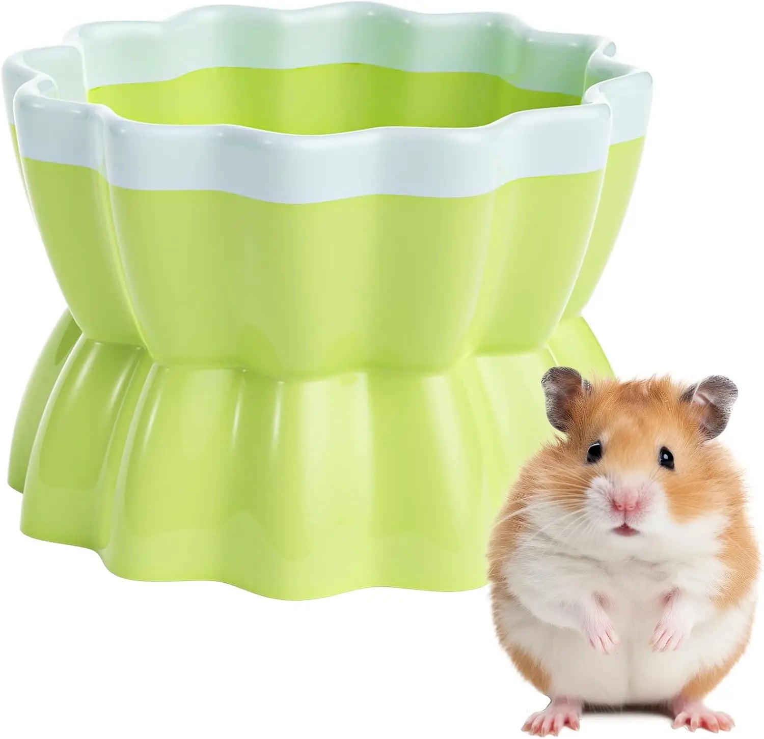 Anti-Tip Ceramic Pet Bowl for Guinea Pig/Rat/Hamster