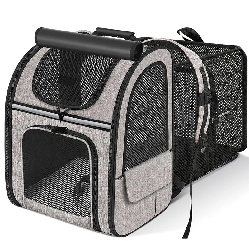 Expandable Large Capacity Pet Carrier Backpack