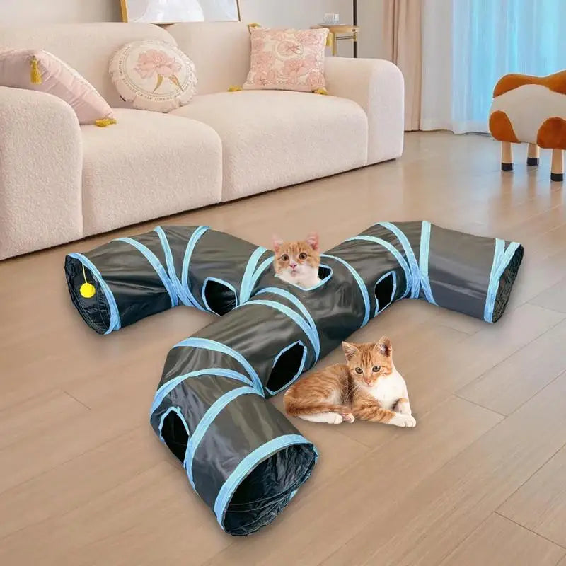 Interactive Play Indoor Tunnel for Cat, Rabbits, Puppy