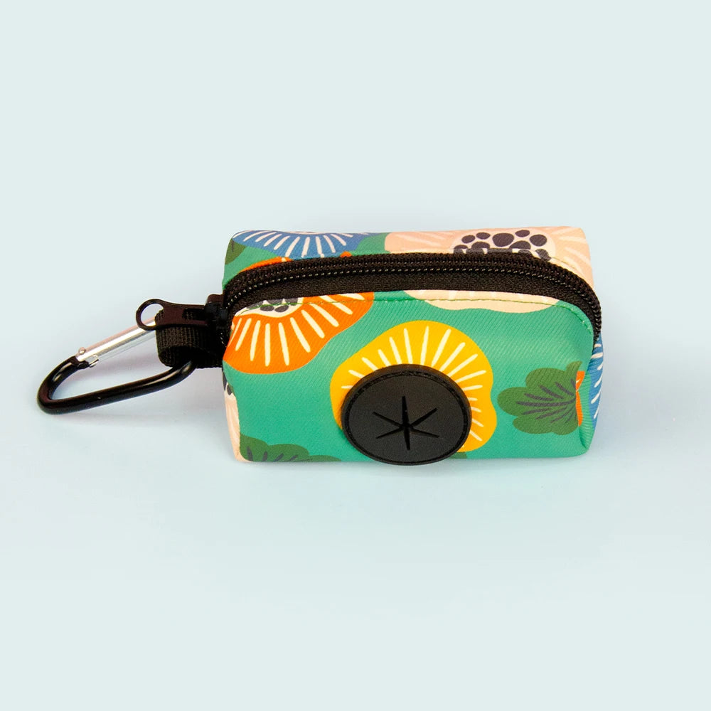 Colorful Design Dog Poop Bag Holder Dispenser with Dog Leash Attachment