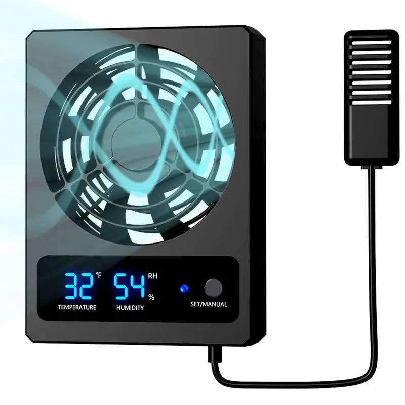 Ventilation Fan For Reptile Enclosure With LED Display