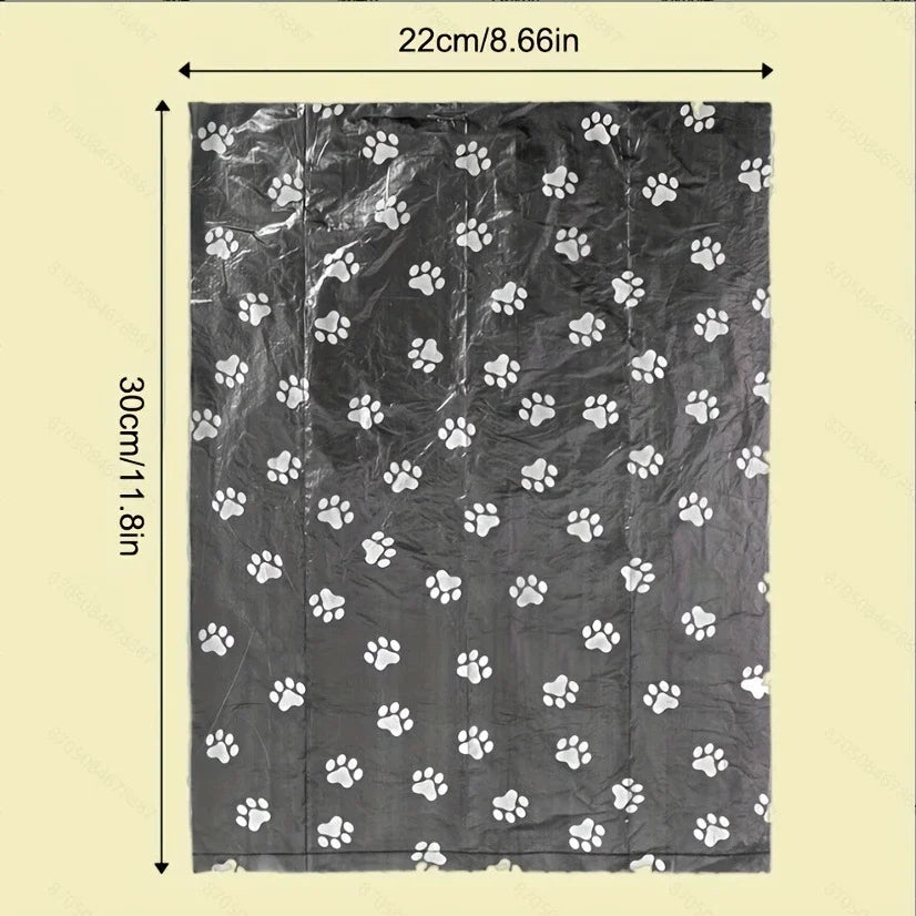 30/1500pcs Random Color Dog Poop Bags