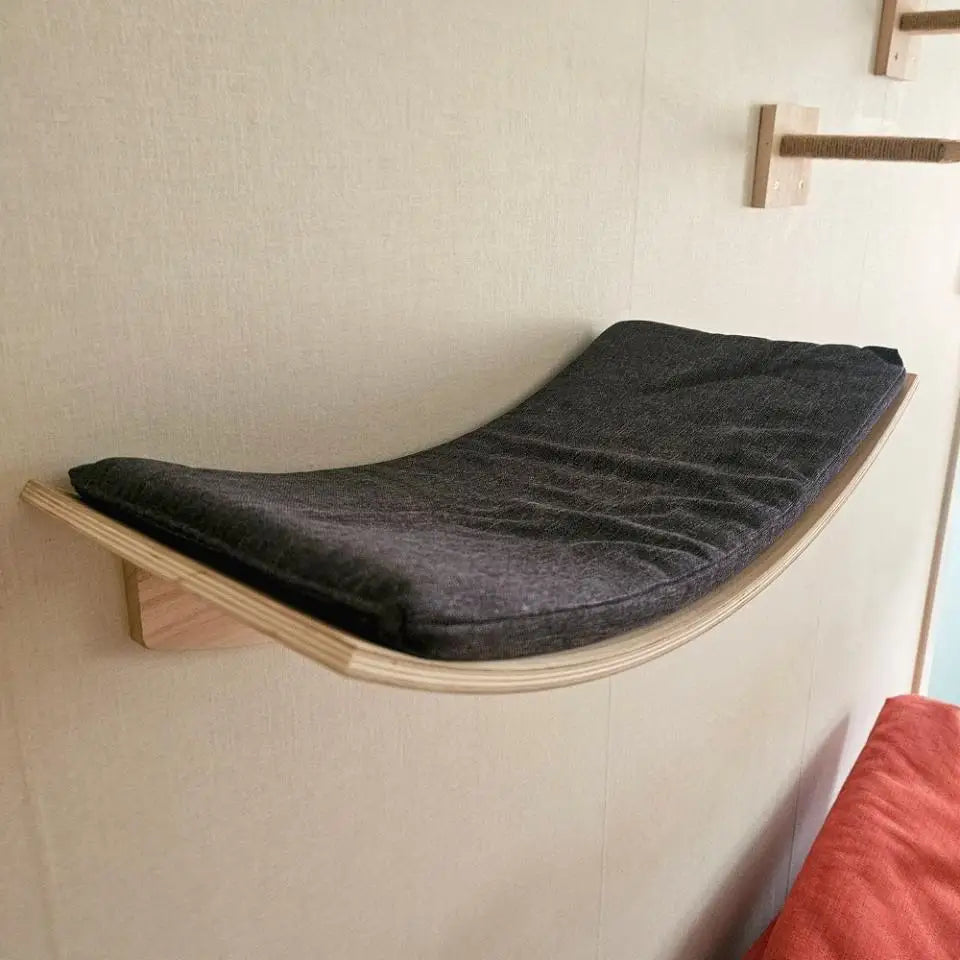 Wall Mounted Shelf Bed with Soft Cushion