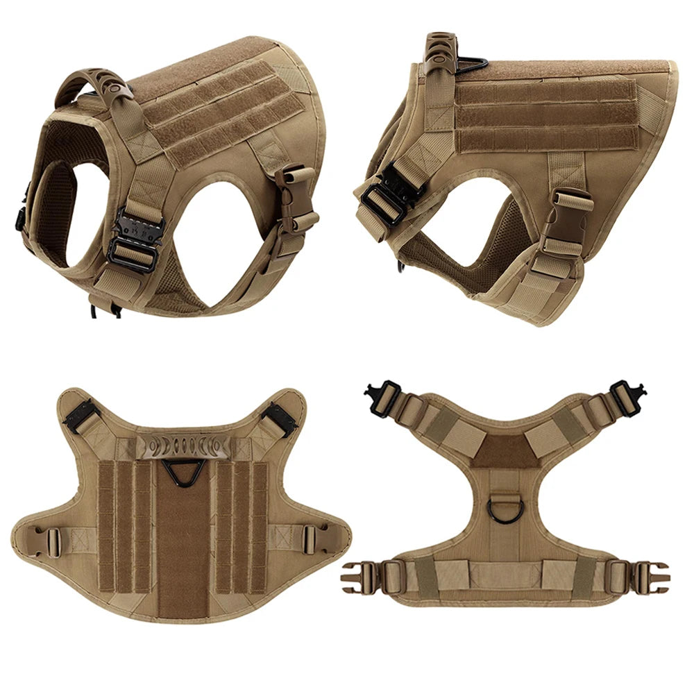 Large Dog Harness, Collar, And Leash Set for Training Walking