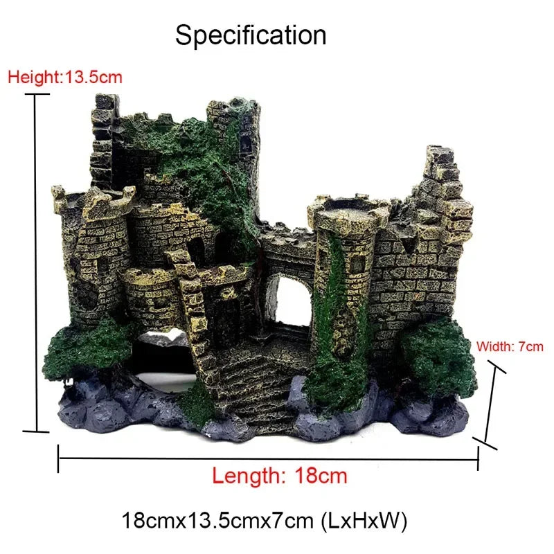 Ancient Castle Decoration For Your Aquarium
