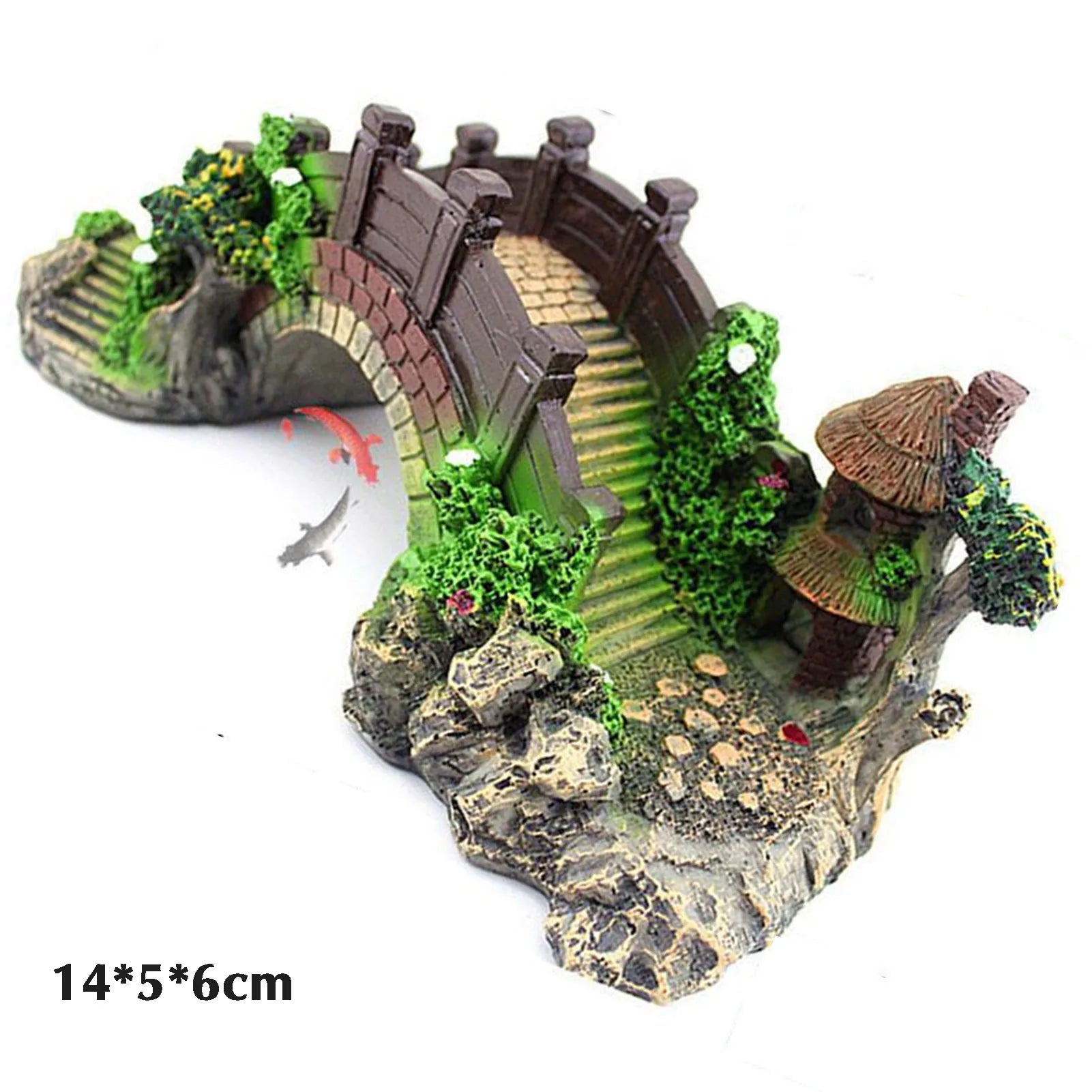 Resin Bridge Fish Tank Landscape Decoration
