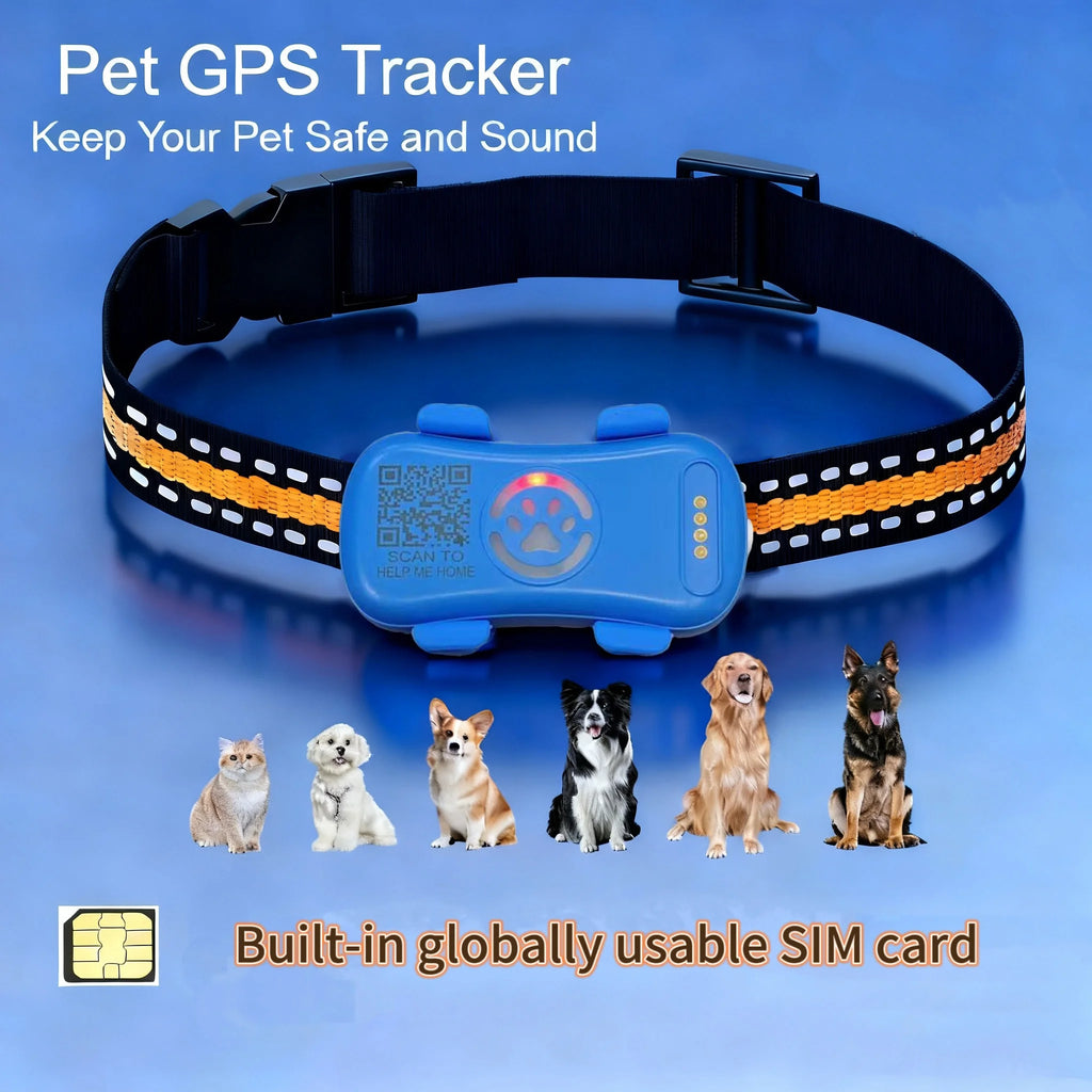 Pet Anti-Lost GPS Tracker Dog or Cat Collar