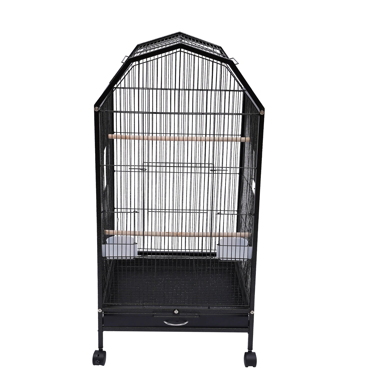 Large, Freestanding, Rolling, Bird Cage