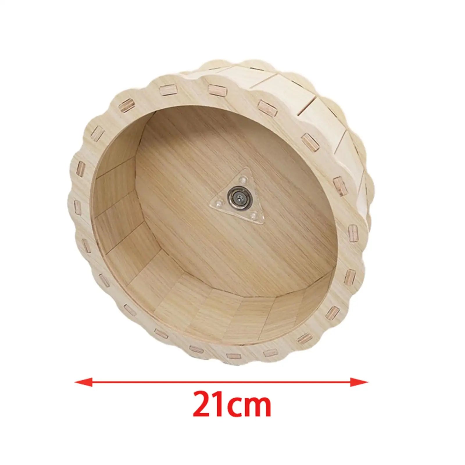 Wooden Hamster Running Wheel