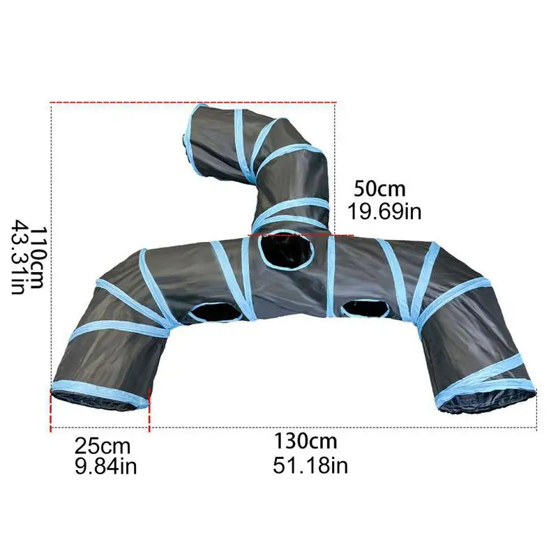 Interactive Play Indoor Tunnel for Cat, Rabbits, Puppy