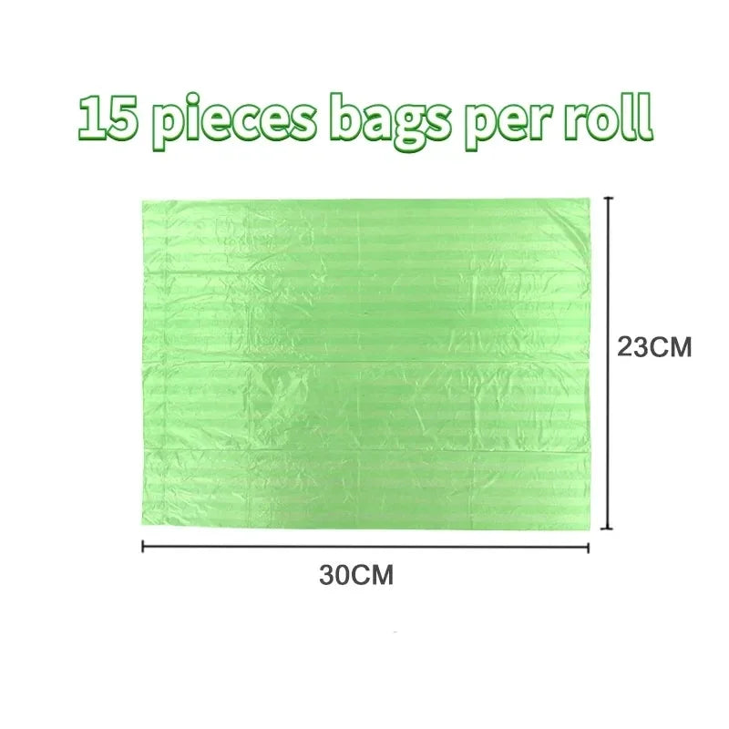 30/1500pcs Random Color Dog Poop Bags