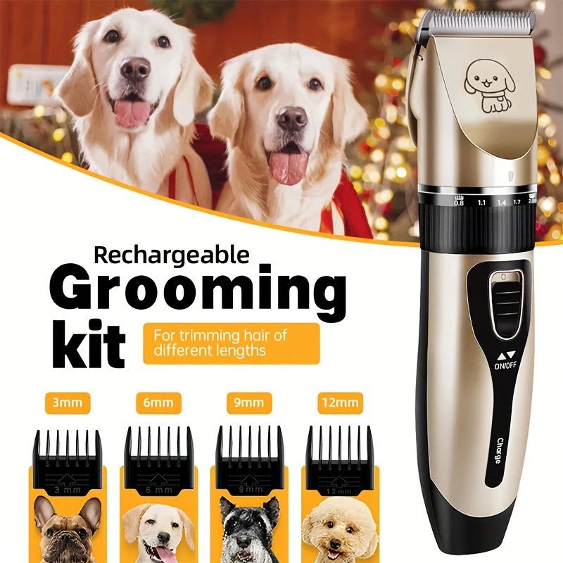 Pet Hair Trimmer Kit - Electric Precision Clippers