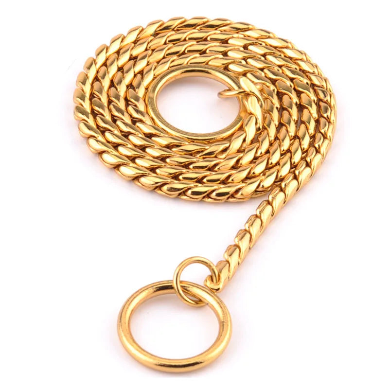 Heacvy Duty Stainless Steel Slip Chain Collar for Dog Training
