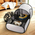 Foldable Cat Tent with Tunnel